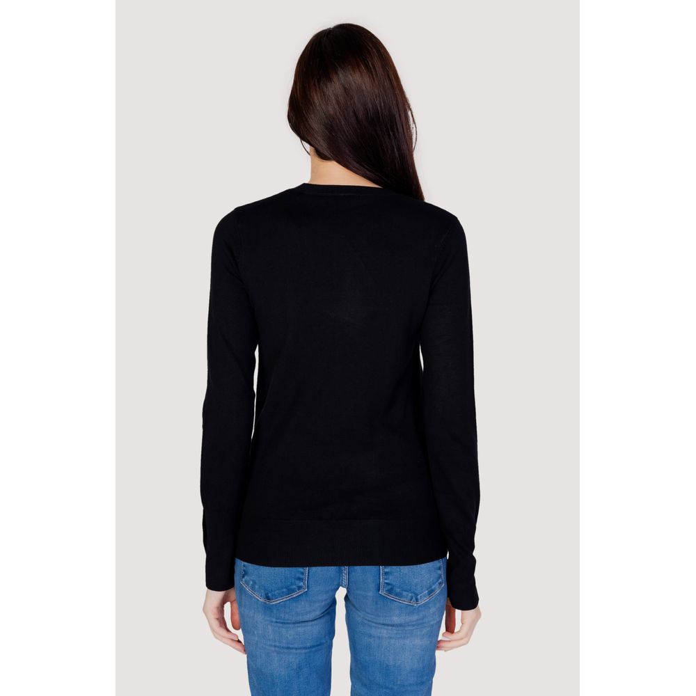 Guess Schwarzer Baumwoll-Sweatshirt